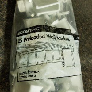 Closet maid wall brackets (25 pcs)